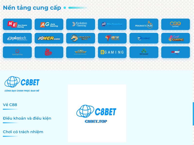 Casino C8Bet hợp tác